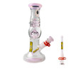 Crooks Chess Rook Base Glass Water Pipe – 11-inch with Freezable Coil