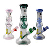 Crooks Chess Rook Base Glass Water Pipe – 11-inch with Freezable Coil