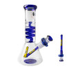 Crooks Beaker Base Glass Water Pipe with Glycerin Coil – 10 Inches