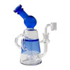 7” ORB Internal Recycler Showerhead Perc Double Arm Rig