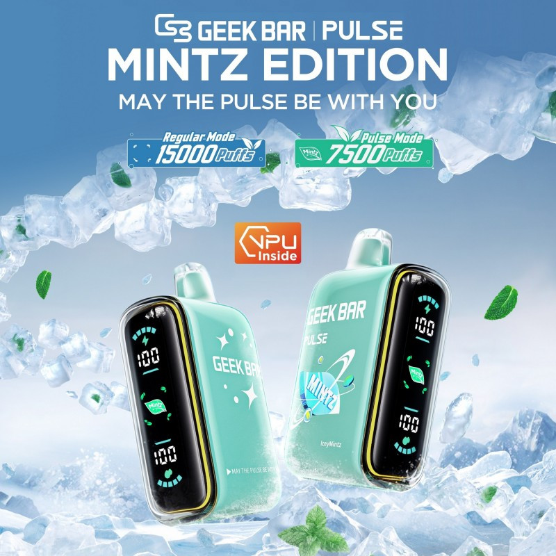 GEEK BAR - PULSE 15000 PUFFS - 5 PCS GEEK BAR - PULSE 15000 PUFFS - 5 PCS