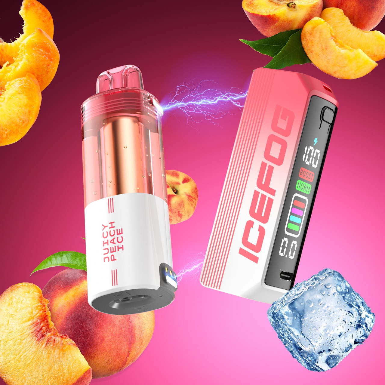 ICEFOG - 40K KIT DISPOSABLE - 5 PC - COMPATIBLE WITH FOGER SWITCH PRO ICEFOG - 40K KIT DISPOSABLE - 5 PC - COMPATIBLE WITH FOGER SWITCH PRO