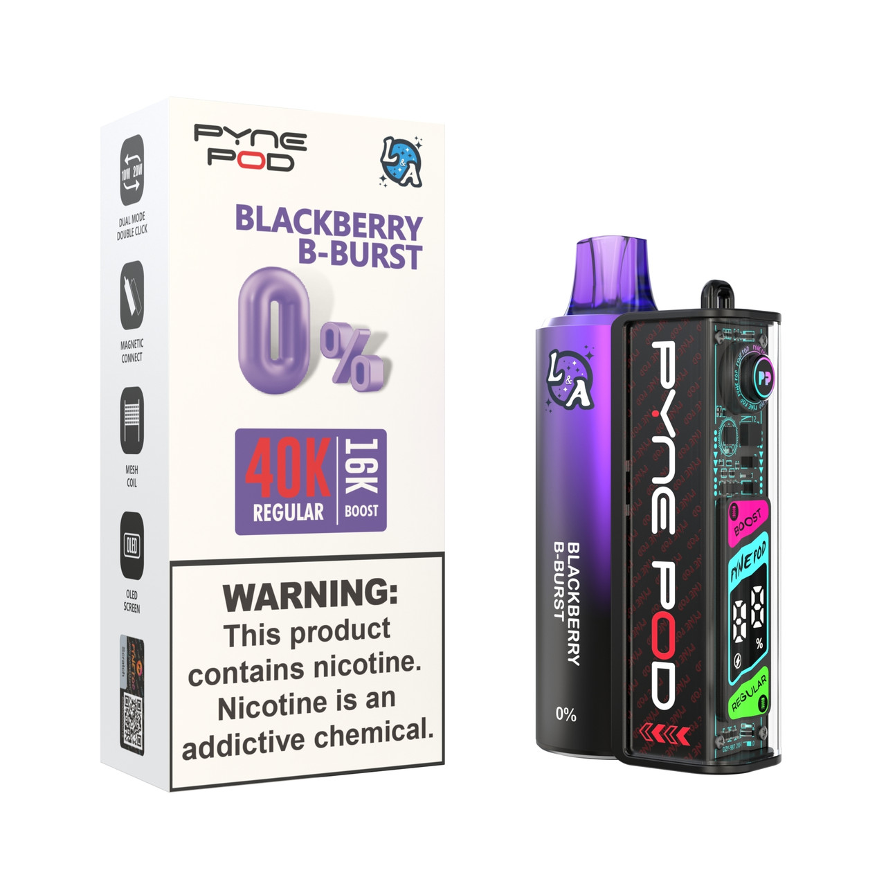 PYNE POD - CLICK 40K KIT DISPOSABLE - 5PC PYNE POD - CLICK 40K KIT DISPOSABLE - 5PC