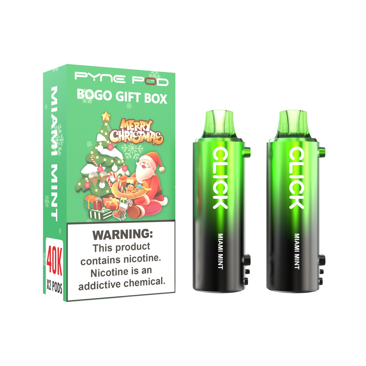 PYNE POD - CLICK 40K DISPOSABLE POD CHRISTMAS BOGO 2 PODS PER PACK