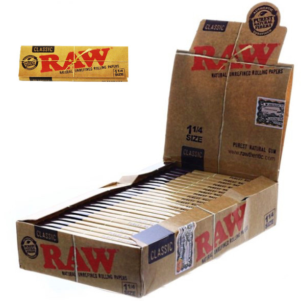 Raw Classic - Natural - 1 1/4 Size Rolling Paper