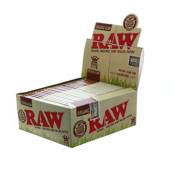 Raw Organic - King Size Rolling Paper (Slim)