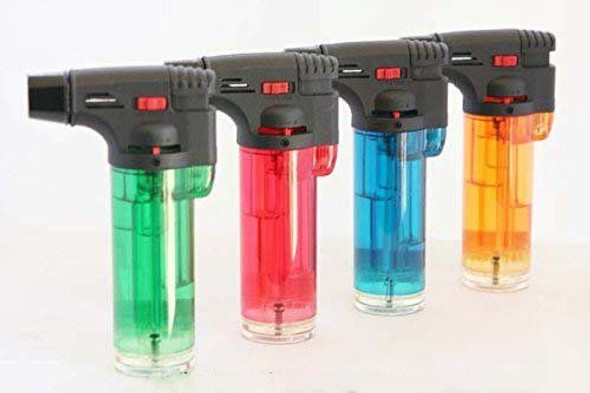 TORCH 50013 - 45 Degree Torch lighter with assorted colors | 12 Pcs Display