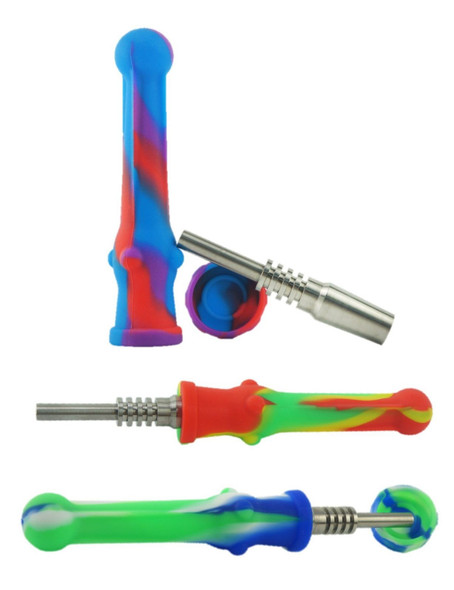 Silicone Nectar Collector with Titanium Tip – Emporium Smoke Shop