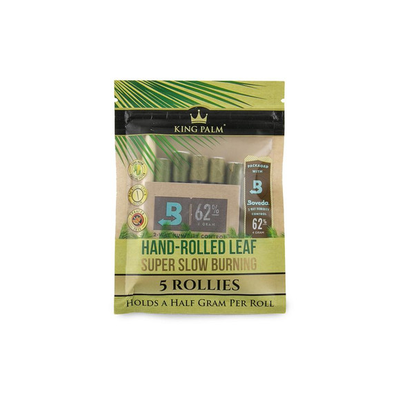 King Palm Rollies 5pk w/ Boveda- 15ct