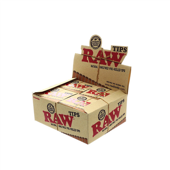 Raw - Roll Up Tips - Unrefined - Pre-Rolled