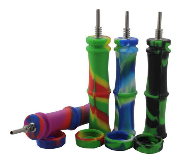 10mm Silicone Nectar Collector Kit with Titanium Tip