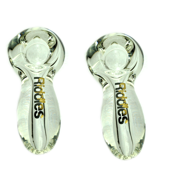 Riddles - 3.5" Clear - Hefty Extra Strong Hand Pipe