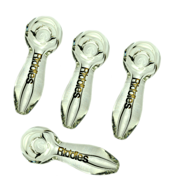 Riddles - 4.5" Clear - Hefty Extra Strong Hand Pipe