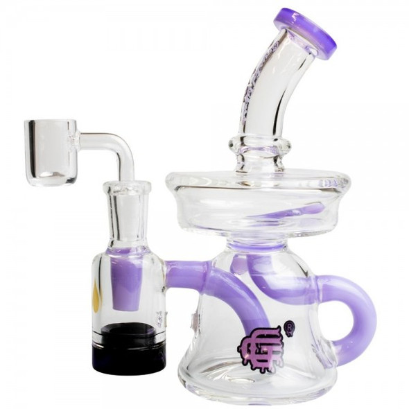 6.5"-5ml UFO COLORED ARM RECYCLER