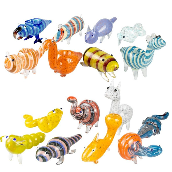 5-6" Animal Shaped Hand Pipe - LARGE