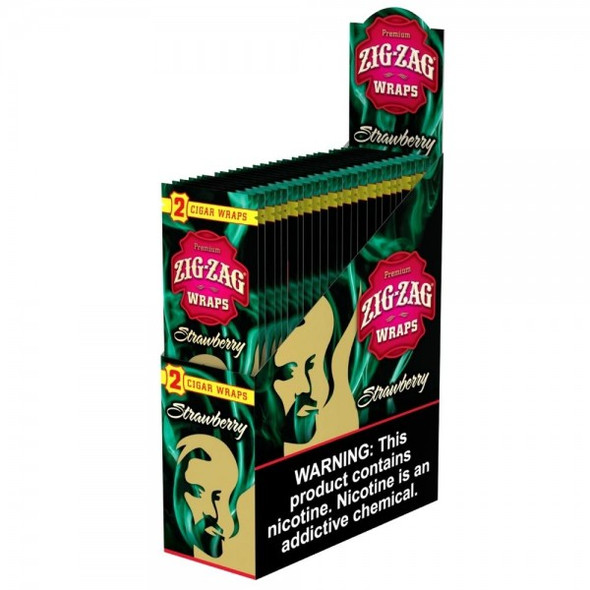 ZIG-ZAG  Cigar Wraps 24 Pack | 2 CIGAR WRAPS | Display Box