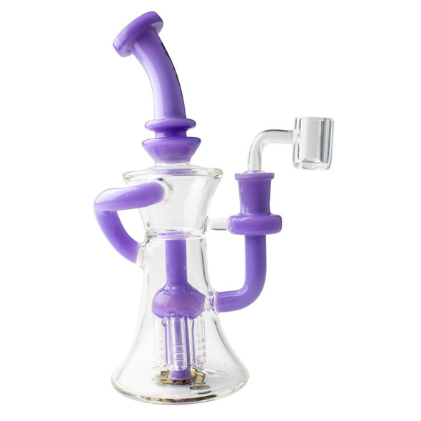 8" Crystal Glass Tree Perk Recycler