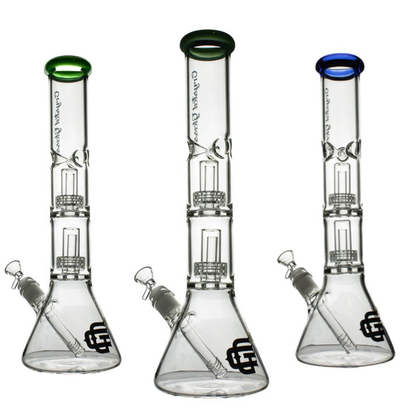 5mm – 15” Crystal Glass. Double UFO Classic Perk Beaker.