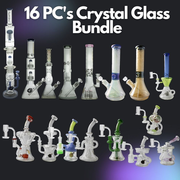16 PCS Crystal Glass Bundle - *BACK IN STOCK*