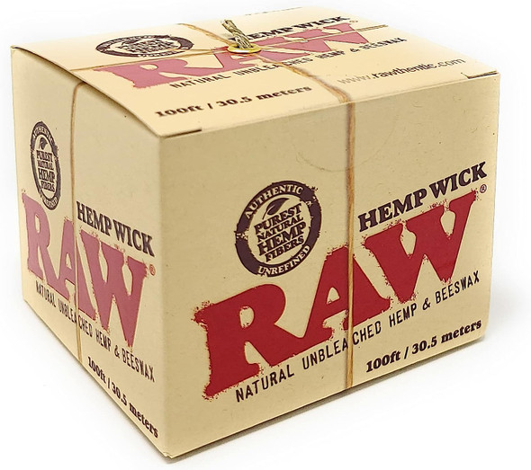 RAW Hemp Wick Ball – 100ft