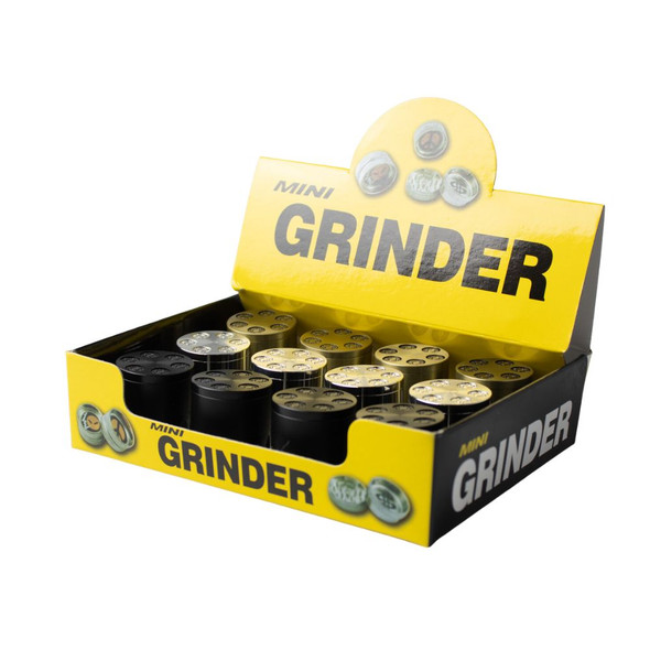 MINI GRINDER - 3 PC GRINDER REVOLVER MAG| 12 GRINDER