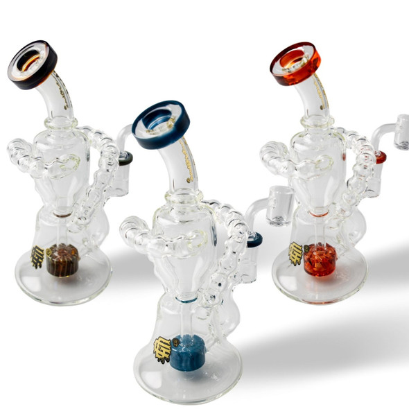 8" Beaded Double Arm Recycler