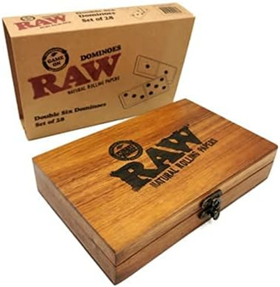 RAW® Authentic Double Six Dominoes Set of 28 - 1 PC