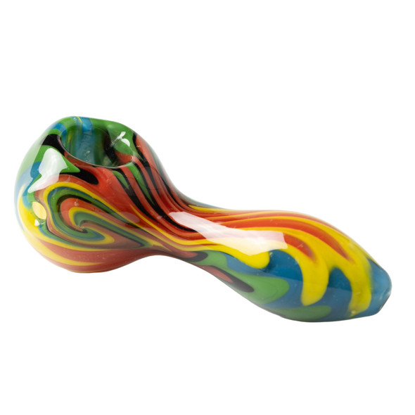 4” FULL COLOR WIG WAG Hand Pipe
