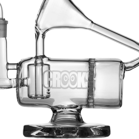 10" CROOKS HONEYCOMB-BARREL PERC RECYCLER RIG