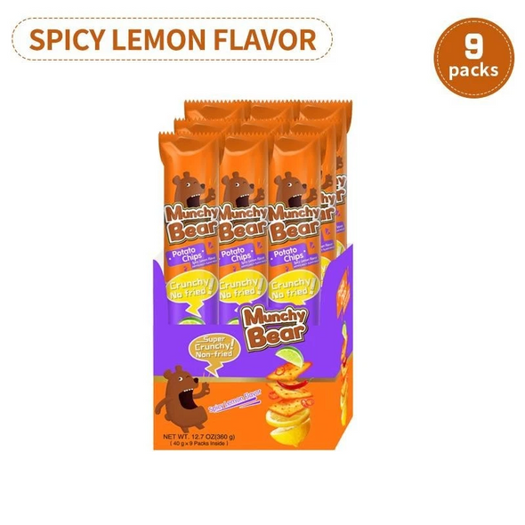 MUNCHY BEAR NON-FRIED POTATO CHIPS MUNCHY BEAR NON-FRIED POTATO CHIPS