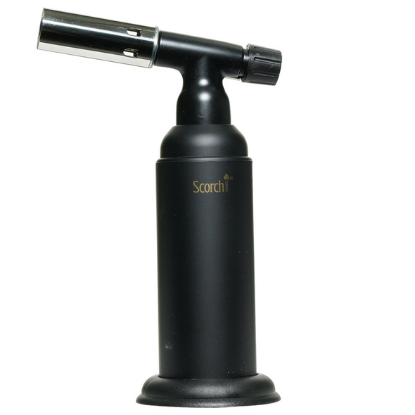 SCORCH TORCH - 8" DUAL FLAME BUTANE TORCH ASSORTED COLORS - 1PC [51541]