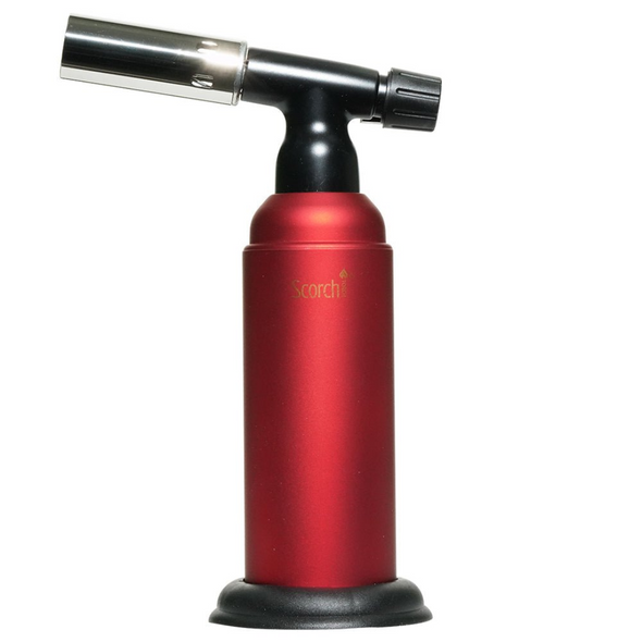 SCORCH TORCH - 8" DUAL FLAME BUTANE TORCH ASSORTED COLORS - 1PC [51541]