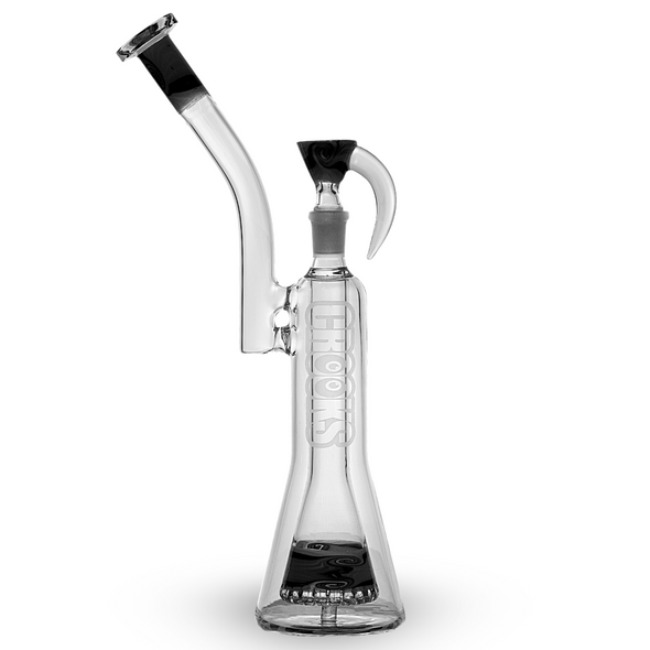 12" Crooks Wig-Wag Beaker-Base Recycler with Showerhead Perc