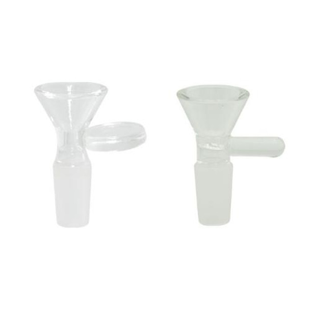 Clear Glass Funnel Bowl 14mm- 10 Pcs