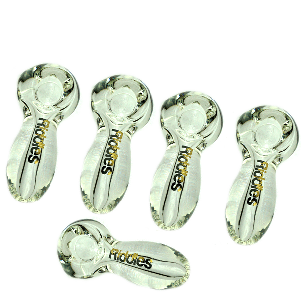 Riddles - 3.5" Clear - Hefty Extra Strong Hand Pipe