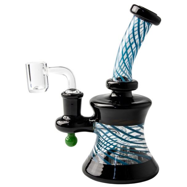 6" Barrel Perc Reticello Drip Rig