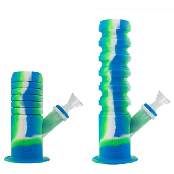 Waxmaid 8.46″ Springer Mini Collapsible Silicone Water Pipe