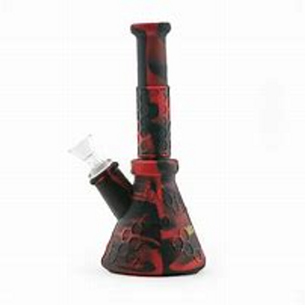 WAXMAID - 8.7" Hobee Beaker Straight Neck Water Pipe WAXMAID - 8.7" Hobee Beaker Straight Neck Water Pipe