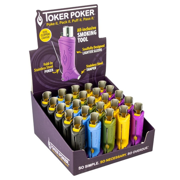 Toker Poker - CLIPPER - Colors [Display Box]