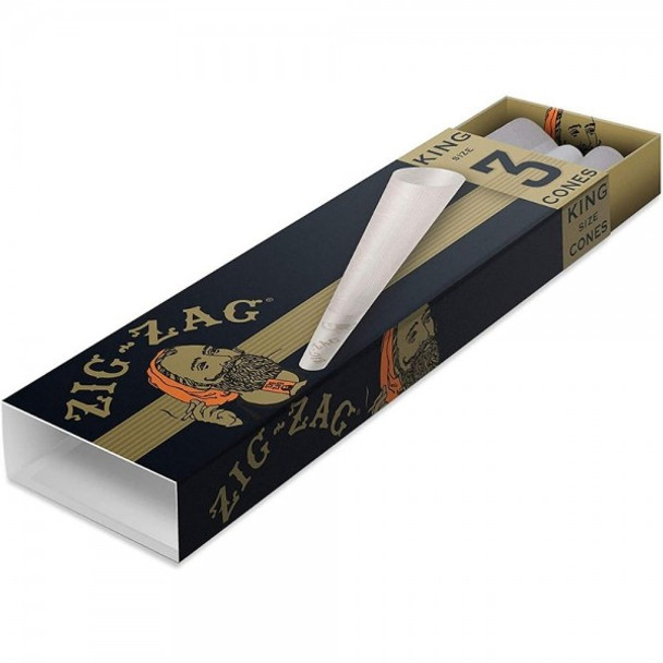 ZIG-ZAG - ULTRA THIN KING SIZE CONES - 24 TUBES - 3 CONES PER TUBE | DISPLAY BOX