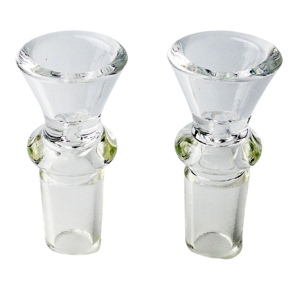 18MM CLEAR MARTINI GLASS ON GLASS FLOWER BOWL