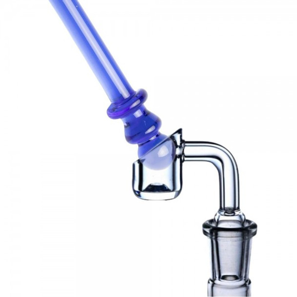 4.5" Diamond Scoop Glass Dab Tool & Cap Combo.