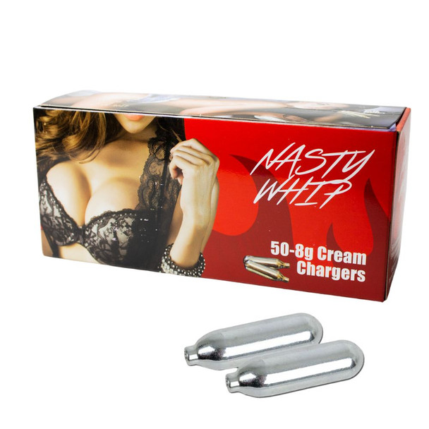 NASTY WHIP - CREAM CHARGERS - 50 PACK | 12X50 BOX