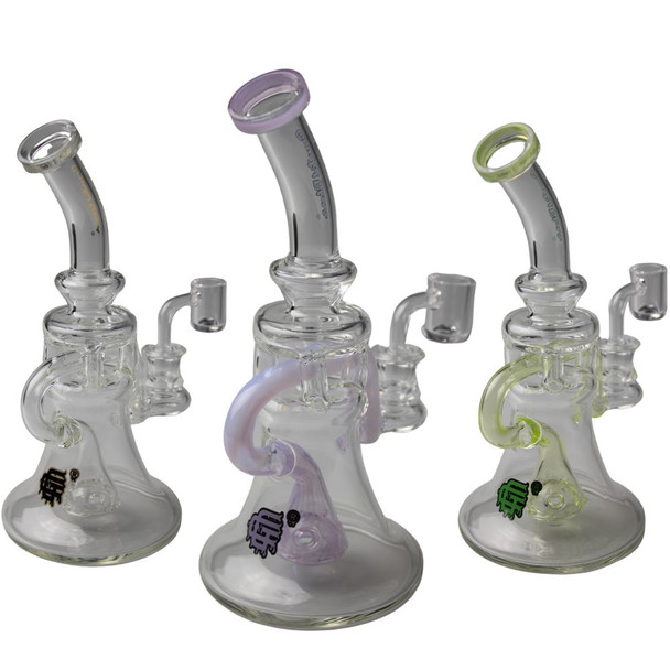 8" Crystal Glass Passthrough Recycler