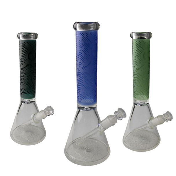 7mm – 14″ Sandblasted Beaker with Condenser - Matching Diamond Bowl.