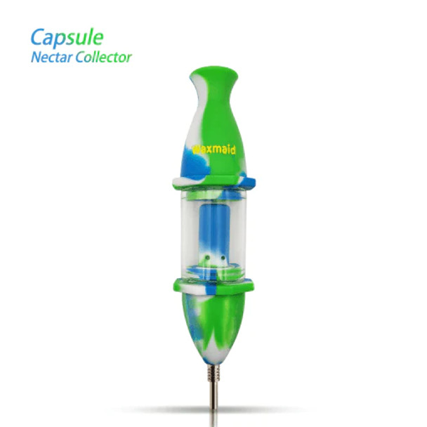 Waxmaid 8" Capsule Silicone Glass Nectar Collector