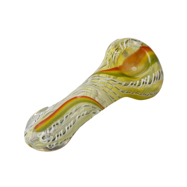 3" DICHRO RASTA HAND PIPE - 1 PC