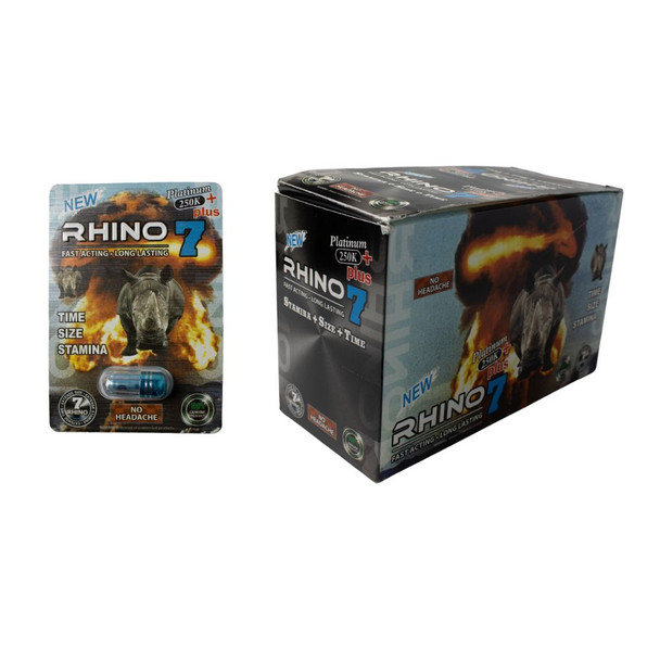 RHINO 7 PLATIMUN 250K PLUS 1 CT - 24 PACK