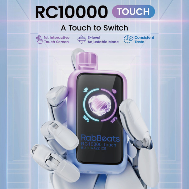 RABBEATS - RC10000 TOUCH  5% NIC - 10000 PUFFS - 1 BOX