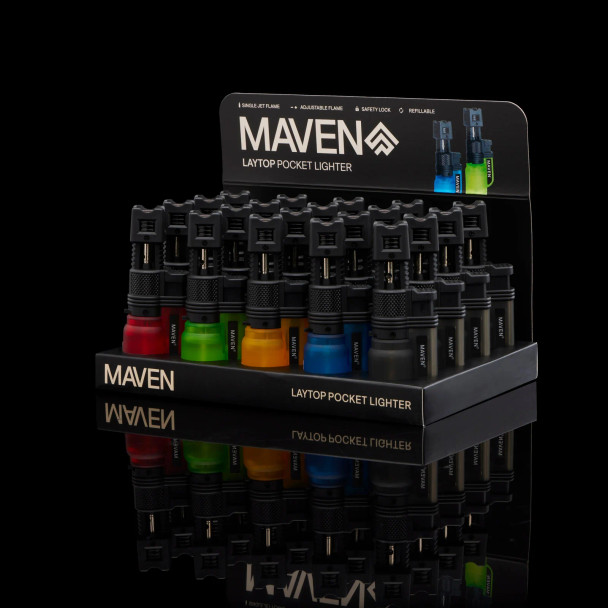 MAVEN - LAYTOP POCKET LIGHTER - 20 PCS DISPLAY